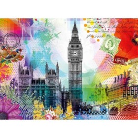 Puzzle Carte Postala Paris, 500 Piese Ravensburger - 1